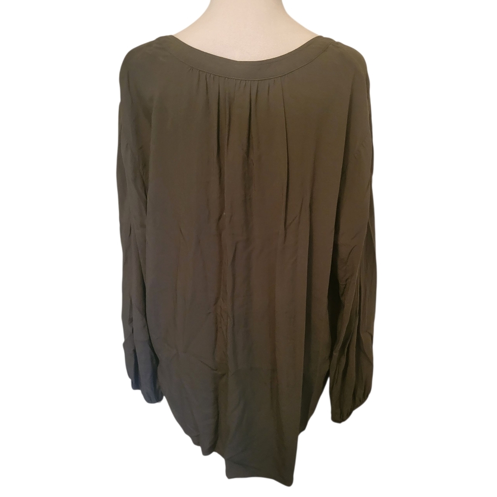 Old Navy Plus Top Green Sz 2x - Picture 2 of 4